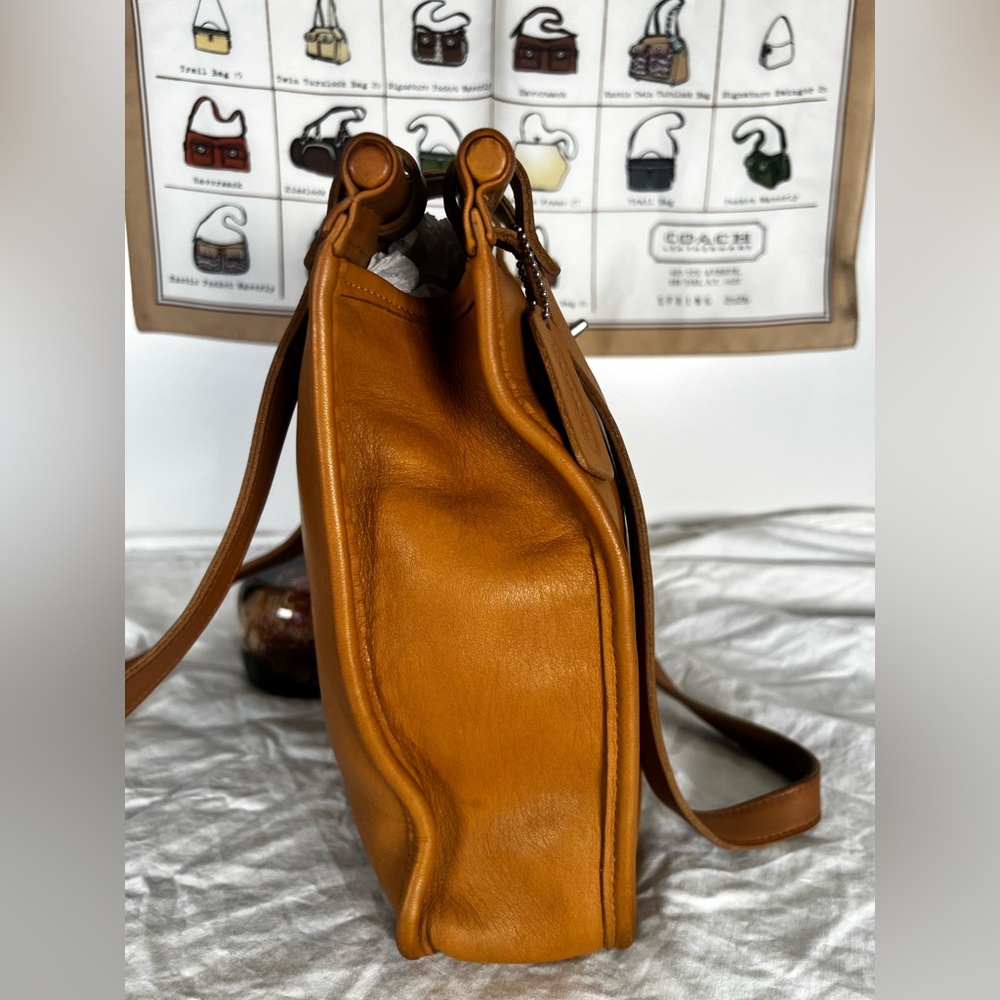 Vintage COACH British Tan Weston Shopper Tote Bag 9021 — Rare 2000 - Picture 5 of 15